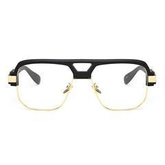 Sunglasses leopard half frame