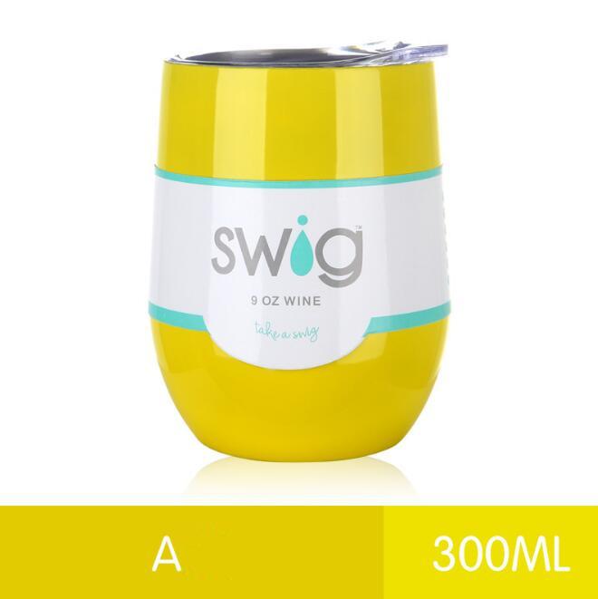 2020 hot drink cups 9 унц. the egg in the form of a 304 stainless steel drink Tumber mug lid wine beer vacuum thermos cup