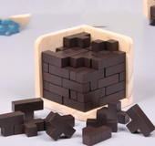 Wooden educational toy Kongming lock Luban lock