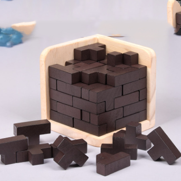 Wooden educational toy Kongming lock Luban lock