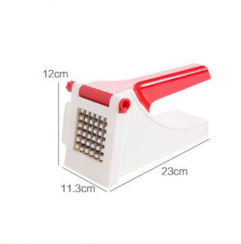 Hand-pressed potato stripper, vegetable stripper