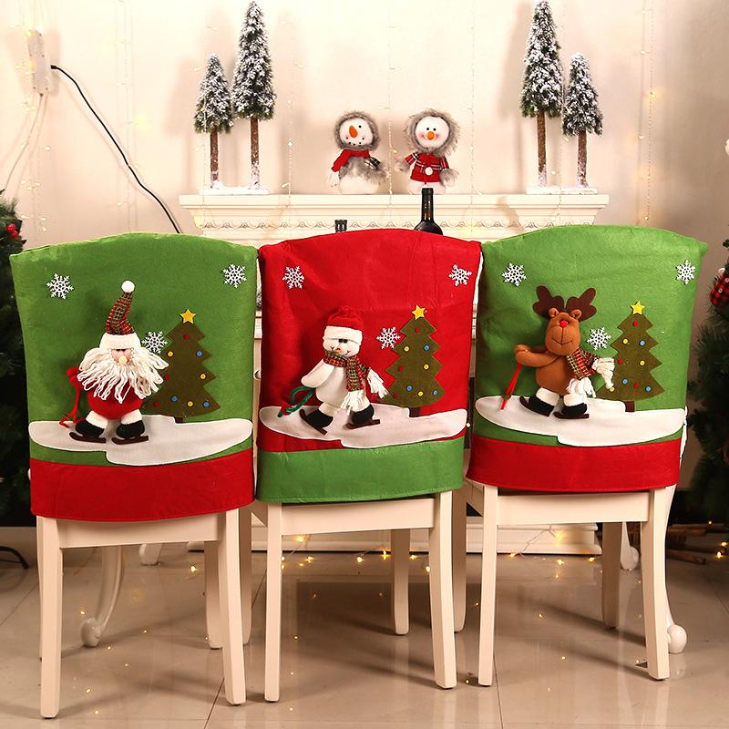 Christmas ski chair set