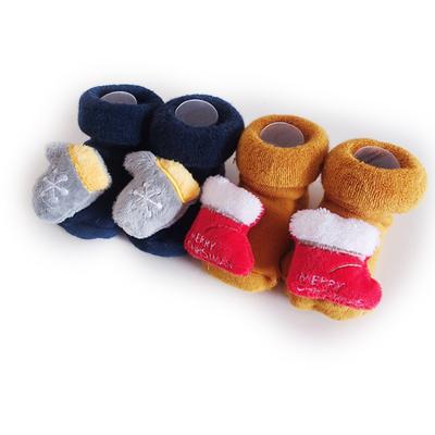 2 Pack Christmas Santa and Christmas Bell Booties