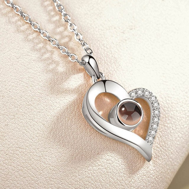 Collares con leyenda TE AMO en 100 idiomas