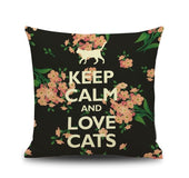 Creativeretro cartoon ins pillowcase coffee shop bar sofa cushion cover car pillow without core