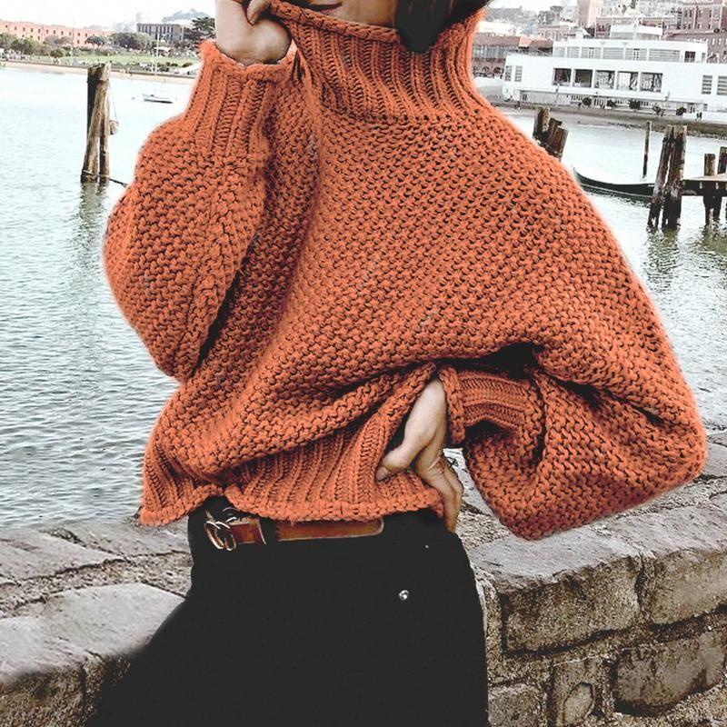 Turtle collar sweater