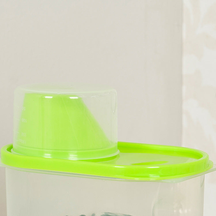 Contenedor De Plástico Para Granos Y Cocina