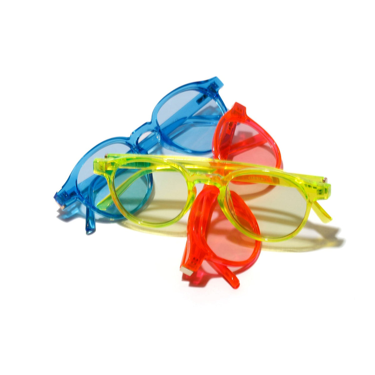 Candy-colored sunglasses