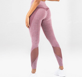 New mesh stitching hip yoga pants sports fitness pants sexy hips leggings