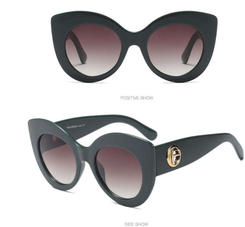 Cat eye PC lens sunglasses