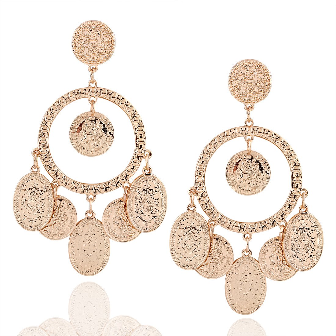 Bohemian exaggerated earrings