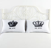 White couple pillowcase