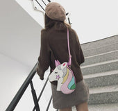 2020 spring new shiny unicorn pegasus bag creative female Korean version of the girls single-shoulder satchel wholesale