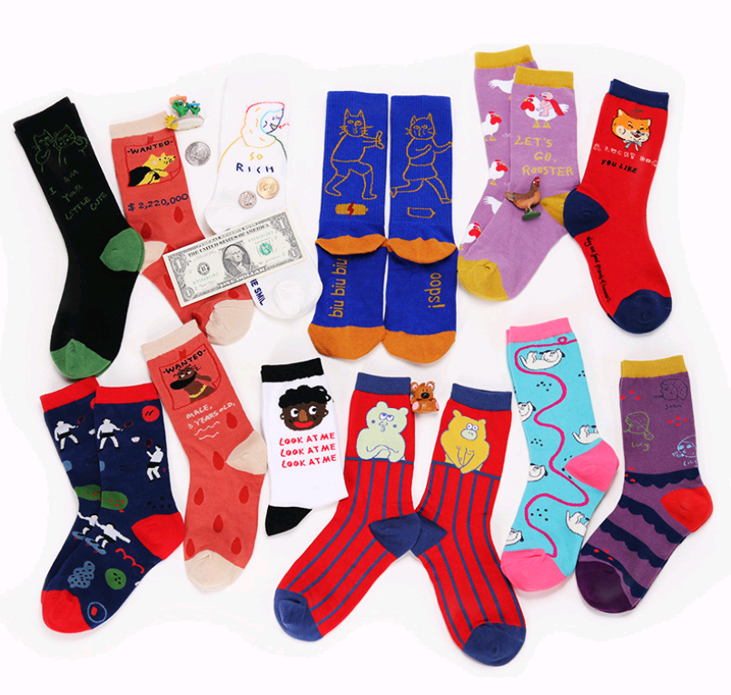 Animal tube socks