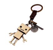 Bag pendant creative robot key chain