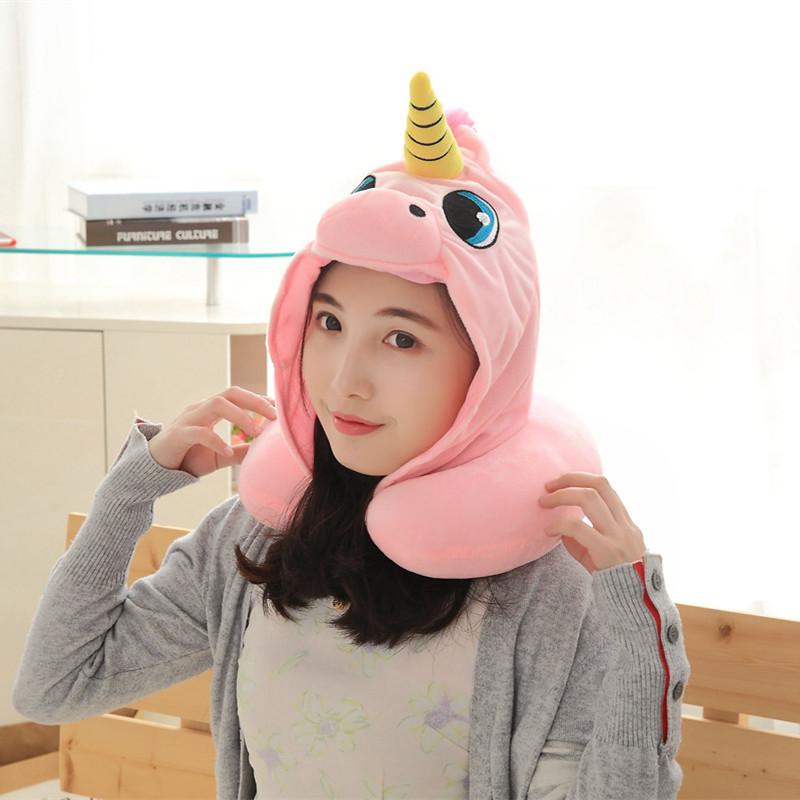unicorn U shape travel pillow