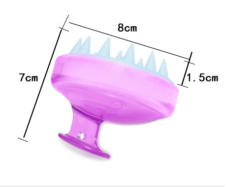 Silicone shampoo brush massage scalp hair brush