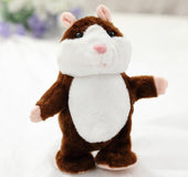 Cute Walking Talking Hamster Wooddy Time Stuffed Plush Animal Dolls Speaking Kid Educational Toy Repeat Sound Language