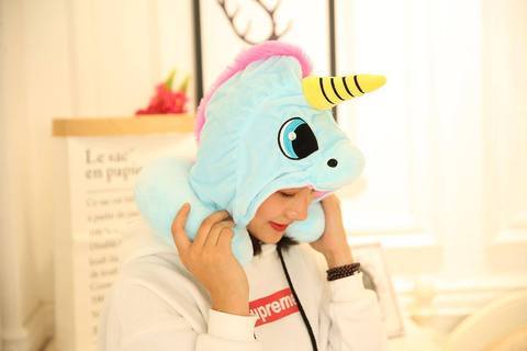 unicorn U shape travel pillow