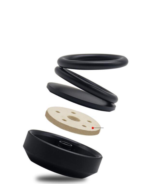 Suspension double ring rotating aromatherapy