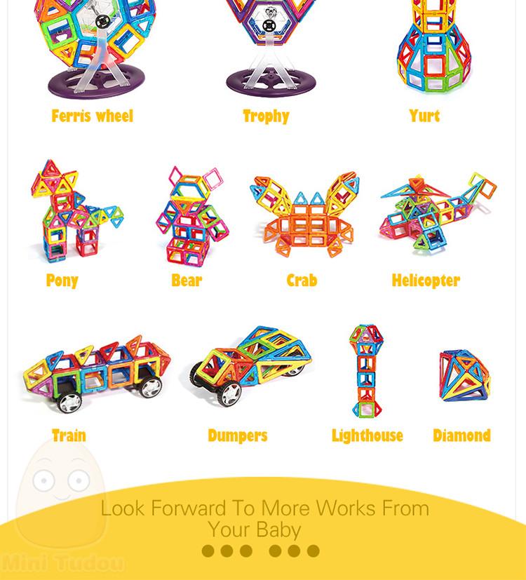 32PCS Enlighten Bricks Educational Magnetic Designer Toy