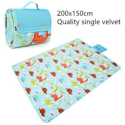 Leisurely Picnic Cushion Moisture-proof Cushion Outdoor Picnic Camp Beach Tent Cushion Waterproof and Thicker Lawn Cushion Picnic Cloth