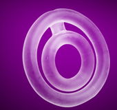 Men's time delay vibration ring penis sleeve vibration lock fine ring adult fun supplies couples transparent double ring