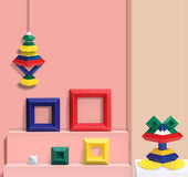 Pyramid children's educational toys