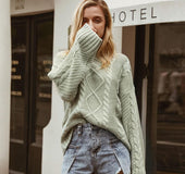 Pullover, round neck