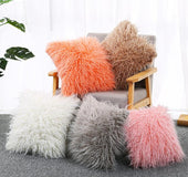 Beach-like wool pillowcase