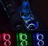 Solar Powered LED Cup Mats