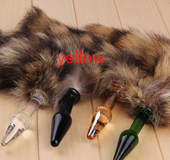 Fox tail, anal sex, sex toys, glassware