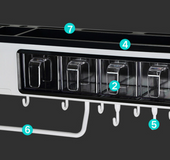 Almacenamiento  de pared cocina