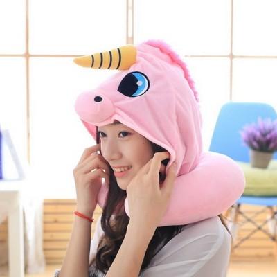 unicorn U shape travel pillow