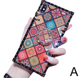 Ethnic style sub-blue ring bracket mobile  | IPhone