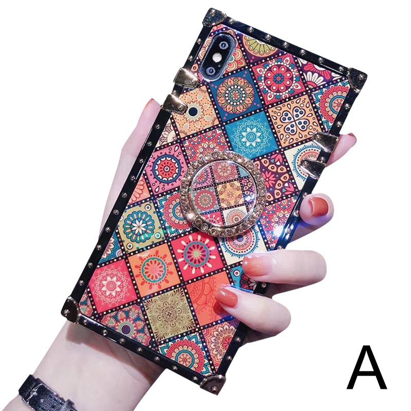 Ethnic style sub-blue ring bracket mobile  | IPhone