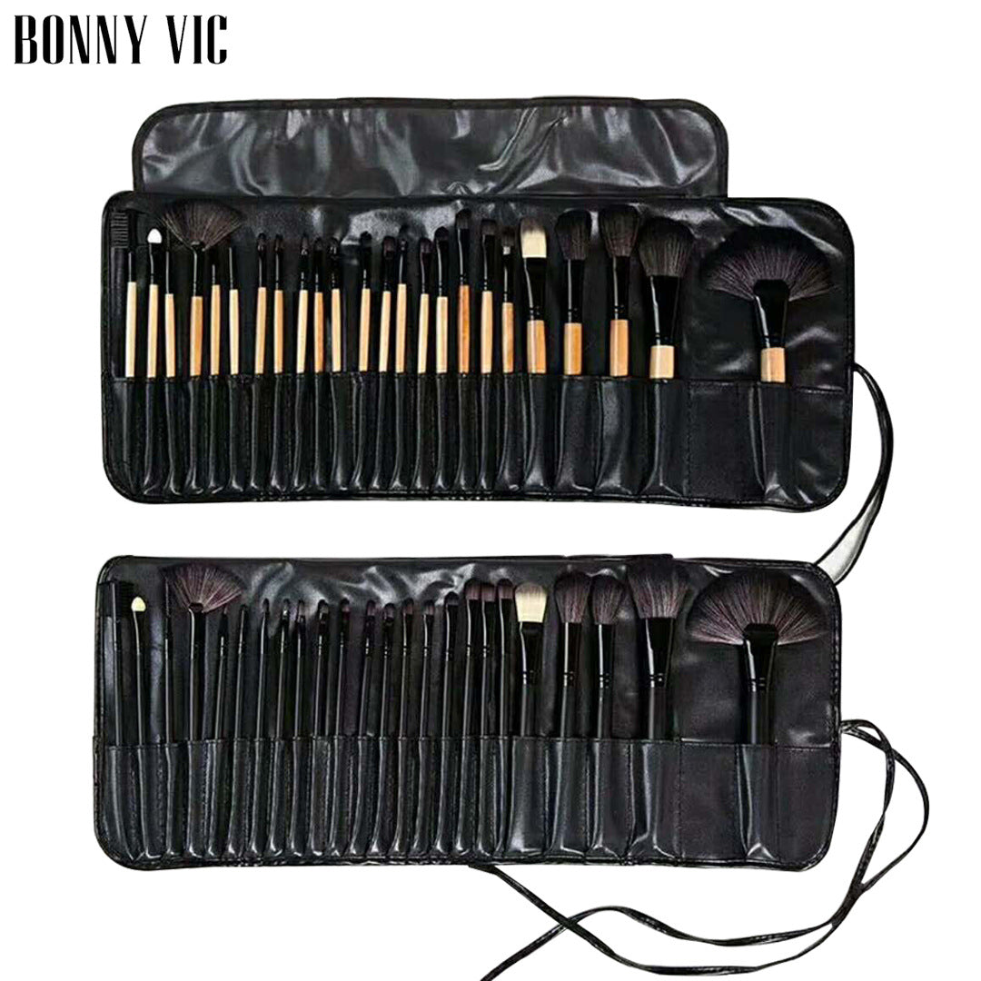 24 pinceles rama maquillaje pincel