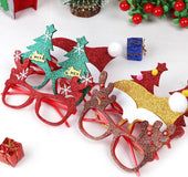 Christmas decoration glasses