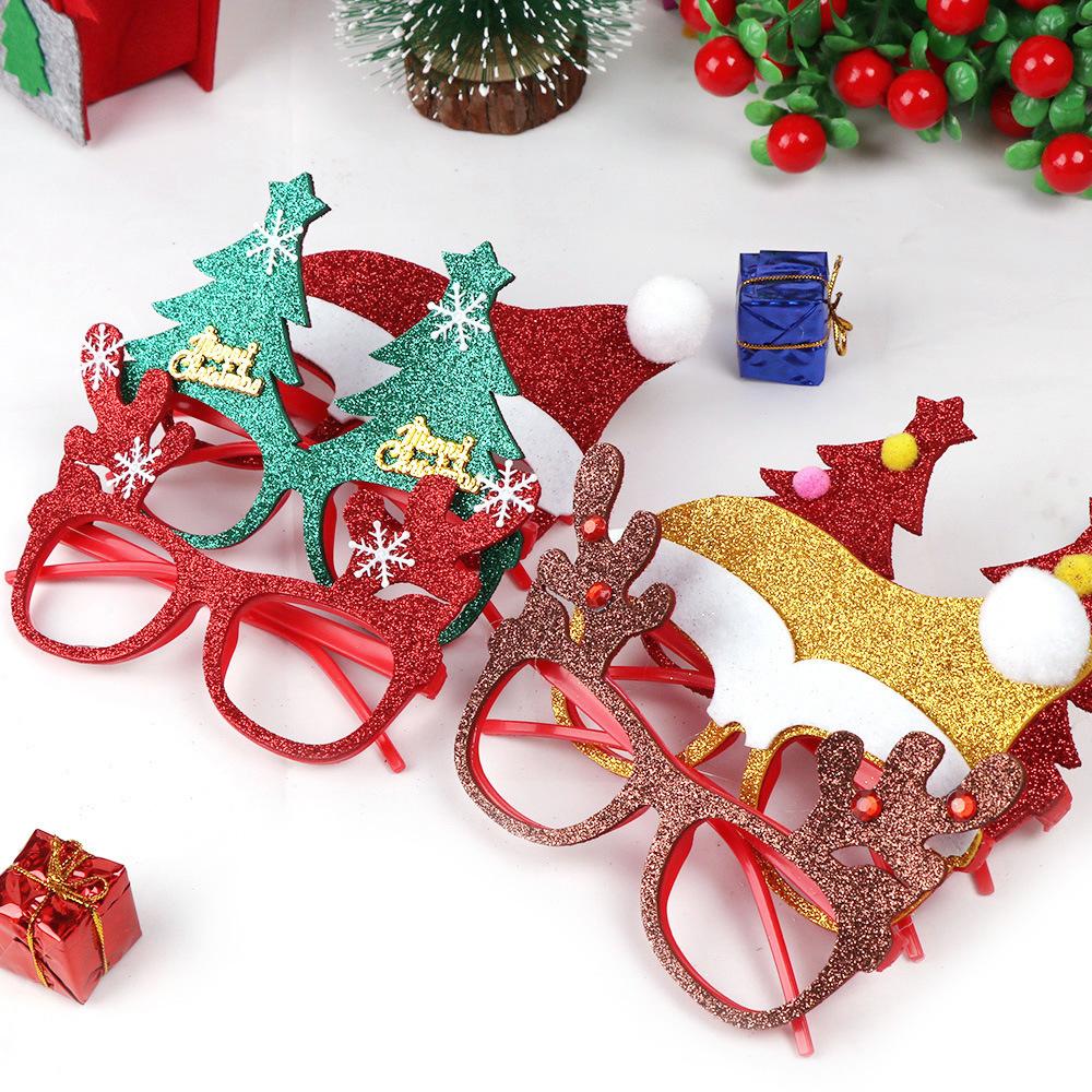 Christmas decoration glasses