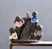 Backflow incense burner decoration