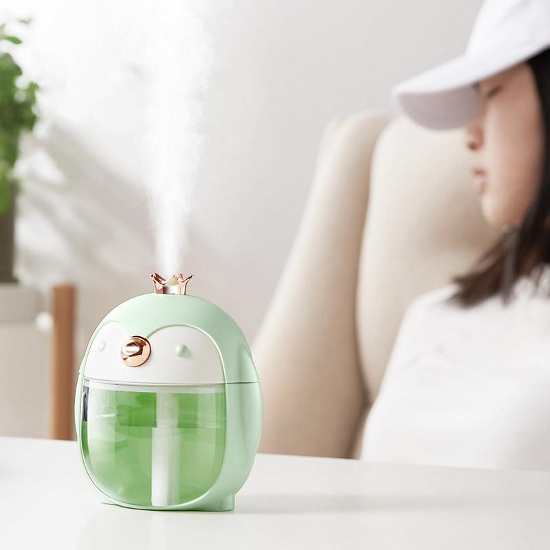 Night light penguin humidifier creative gift humidifier