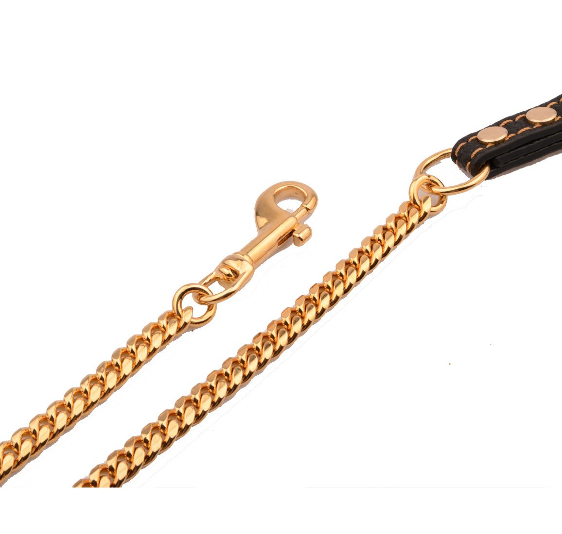 Stainless steel titanium steel pet chain