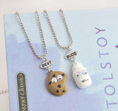 Three-dimensional cookies milk best BUDS necklace