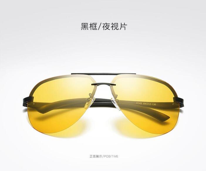 Aluminium magnesium polarized sunglasses men