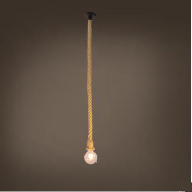 Hemp rope chandelier