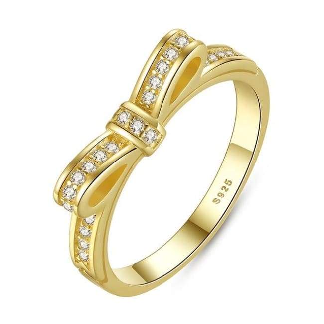 Cute bow ring