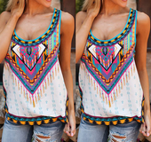Digital printing stretch vest