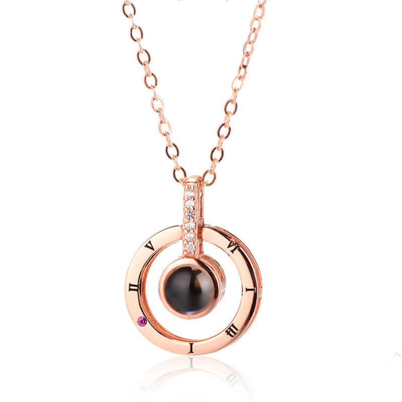 Collares con leyenda TE AMO en 100 idiomas
