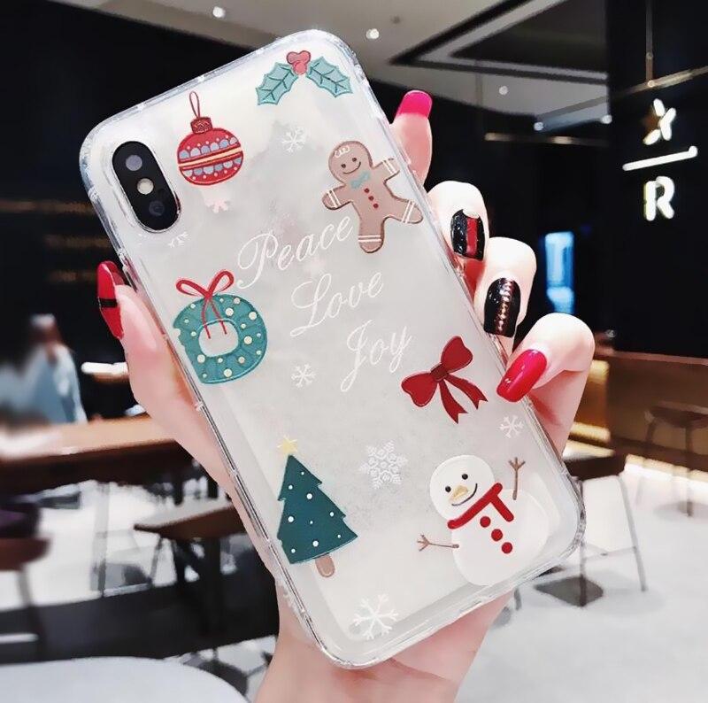 Snowflakes Sands Mobile Shell Christmas