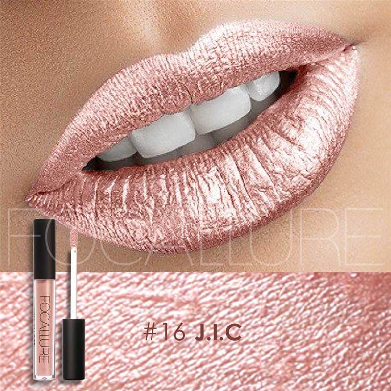 5 Colors Matte Liquid Lipgloss Metallic Lipstick